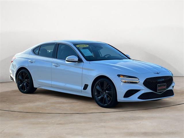 used 2023 Genesis G70 car, priced at $27,500