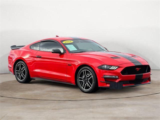 used 2021 Ford Mustang car, priced at $33,000