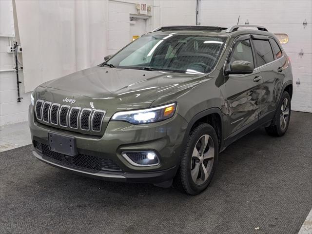 used 2021 Jeep Cherokee car, priced at $22,590