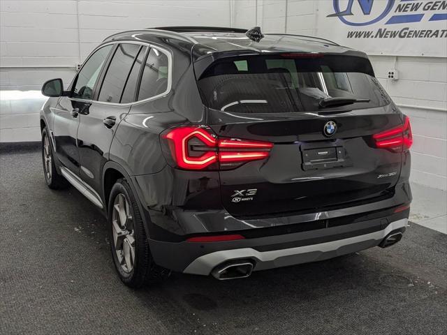 used 2022 BMW X3 car, priced at $34,850