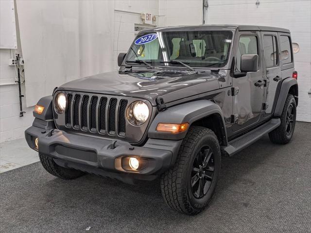 used 2021 Jeep Wrangler Unlimited car, priced at $31,889