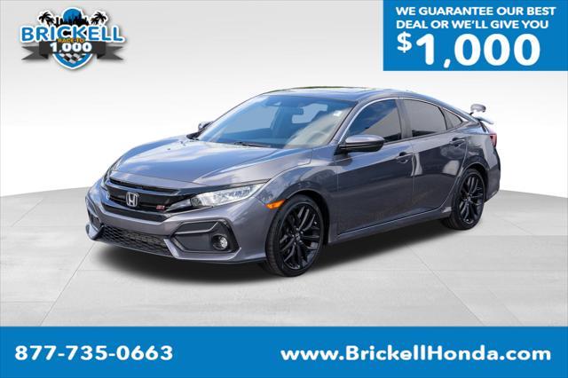 used 2020 Honda Civic Si car, priced at $23,500