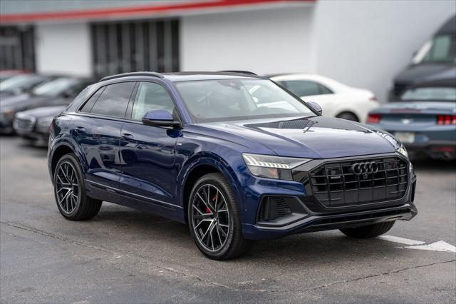 used 2021 Audi Q8 car, priced at $41,500