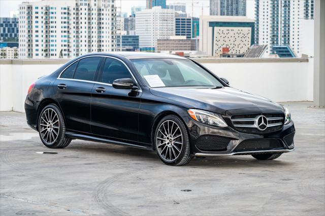 used 2018 Mercedes-Benz C-Class car, priced at $20,500