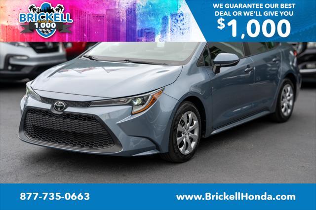 used 2020 Toyota Corolla car, priced at $16,500