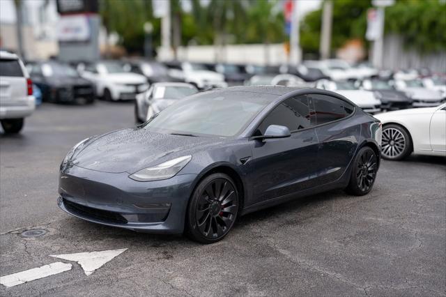 used 2022 Tesla Model 3 car, priced at $30,000