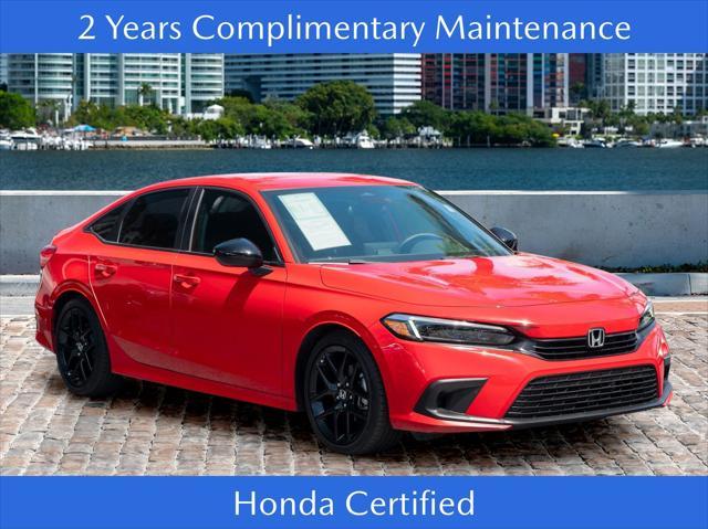 used 2022 Honda Civic car, priced at $21,000