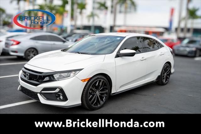 used 2021 Honda Civic car, priced at $21,000