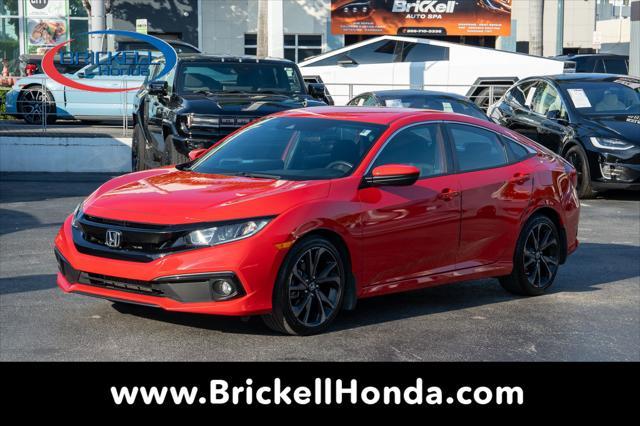 used 2020 Honda Civic car, priced at $18,500