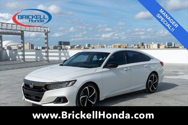 used 2021 Honda Accord car, priced at $20,900