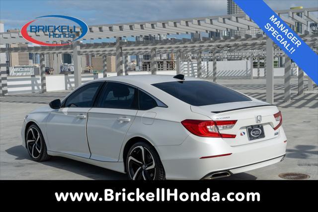 used 2021 Honda Accord car, priced at $20,900