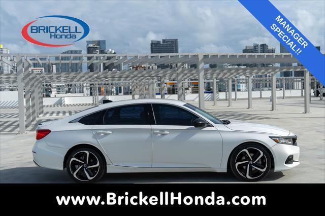 used 2021 Honda Accord car, priced at $20,900