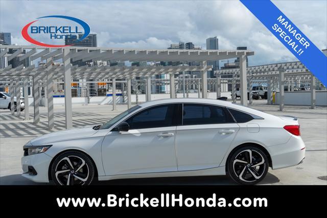 used 2021 Honda Accord car, priced at $20,900