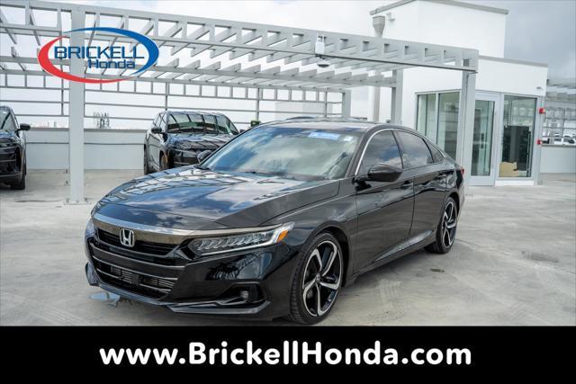 used 2021 Honda Accord car, priced at $21,000