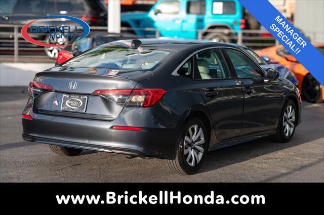 used 2023 Honda Civic car, priced at $20,500