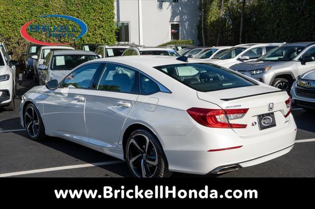 used 2021 Honda Accord car, priced at $21,900