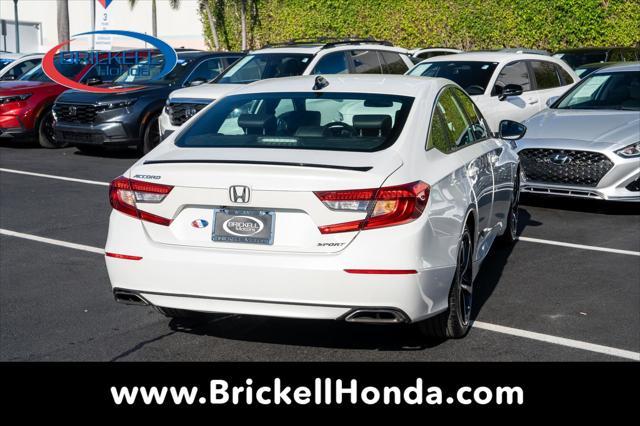 used 2021 Honda Accord car, priced at $21,900