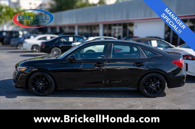 used 2022 Honda Civic car, priced at $21,000