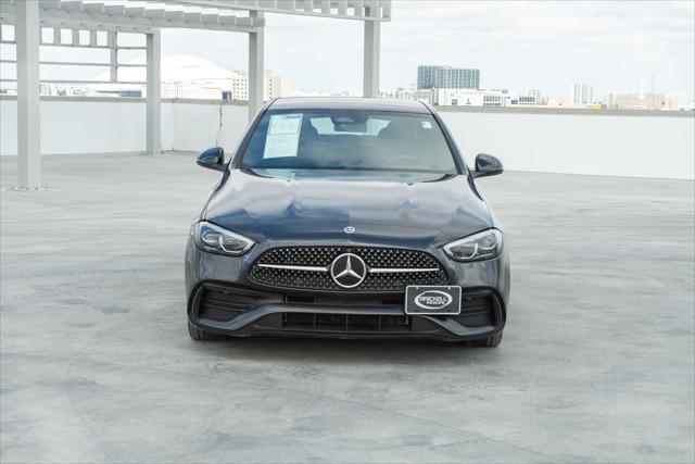 used 2022 Mercedes-Benz C-Class car, priced at $36,890