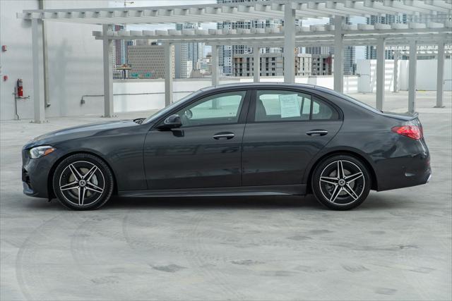 used 2022 Mercedes-Benz C-Class car, priced at $36,890