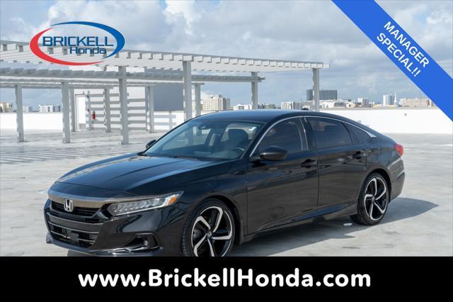 used 2021 Honda Accord car, priced at $22,890