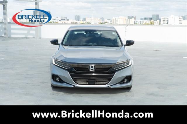 used 2021 Honda Accord car, priced at $21,900