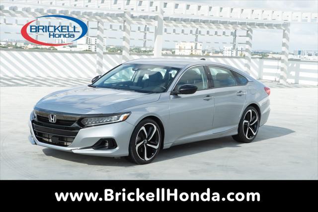 used 2021 Honda Accord car, priced at $21,900