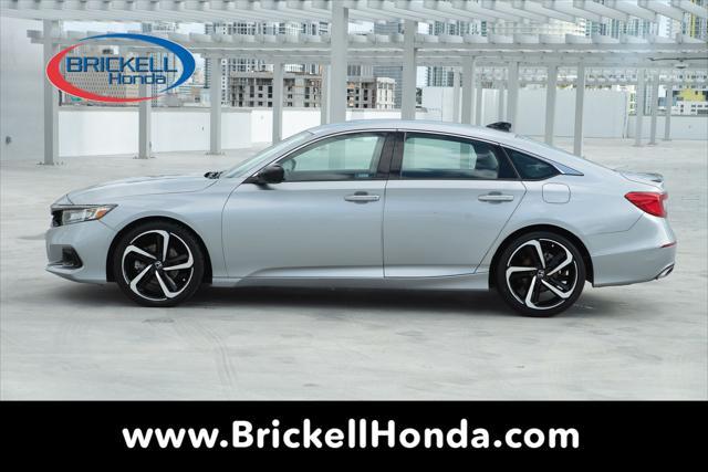 used 2021 Honda Accord car, priced at $21,900