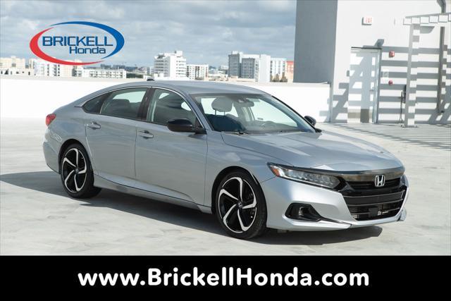 used 2021 Honda Accord car, priced at $21,900