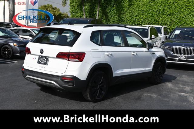 used 2022 Volkswagen Taos car, priced at $17,000