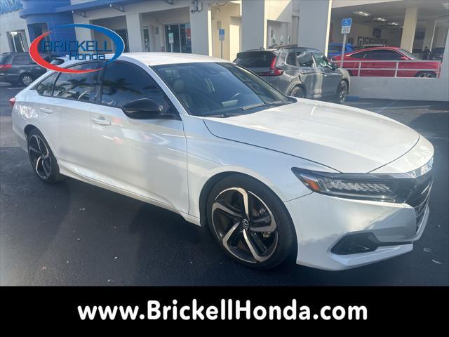 used 2021 Honda Accord car, priced at $23,790