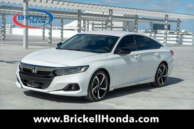 used 2021 Honda Accord car, priced at $23,500