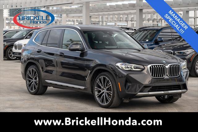 used 2022 BMW X3 car, priced at $30,690
