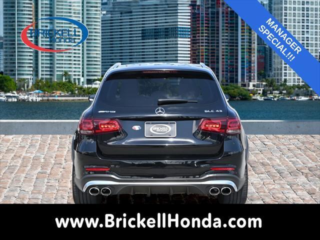 used 2022 Mercedes-Benz AMG GLC 43 car, priced at $38,000