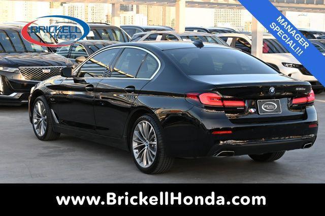 used 2022 BMW 530e car, priced at $29,500