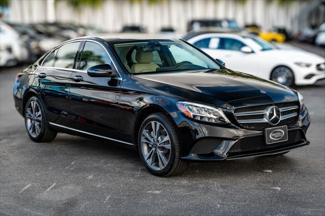 used 2021 Mercedes-Benz C-Class car, priced at $27,000