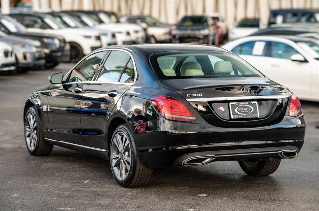 used 2021 Mercedes-Benz C-Class car, priced at $27,000