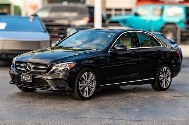 used 2021 Mercedes-Benz C-Class car, priced at $27,000