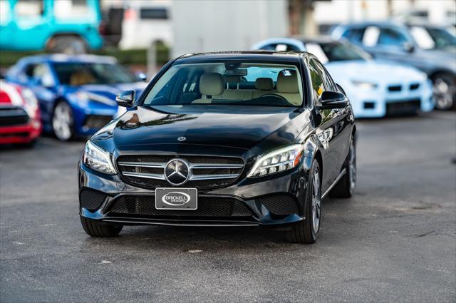 used 2021 Mercedes-Benz C-Class car, priced at $27,000