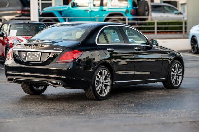 used 2021 Mercedes-Benz C-Class car, priced at $27,000