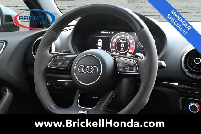 used 2017 Audi RS 3 car, priced at $38,000