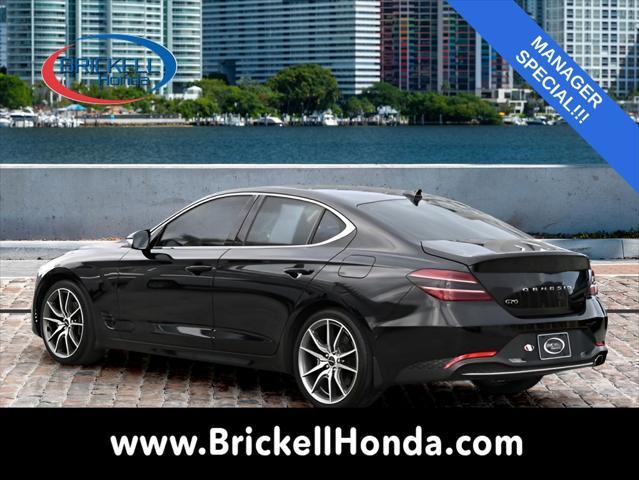 used 2023 Genesis G70 car, priced at $23,690