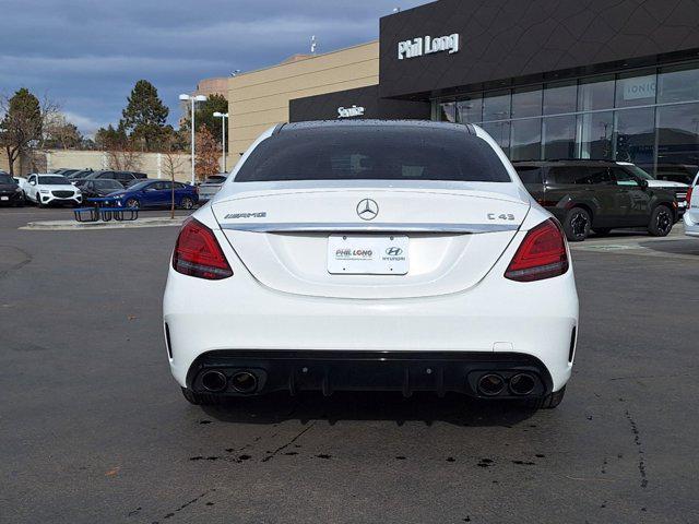 used 2019 Mercedes-Benz AMG C 43 car, priced at $37,888