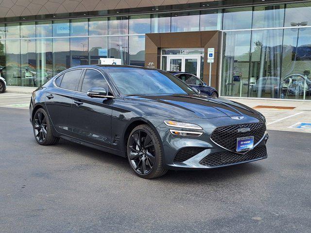 new 2023 Genesis G70 car, priced at $52,317