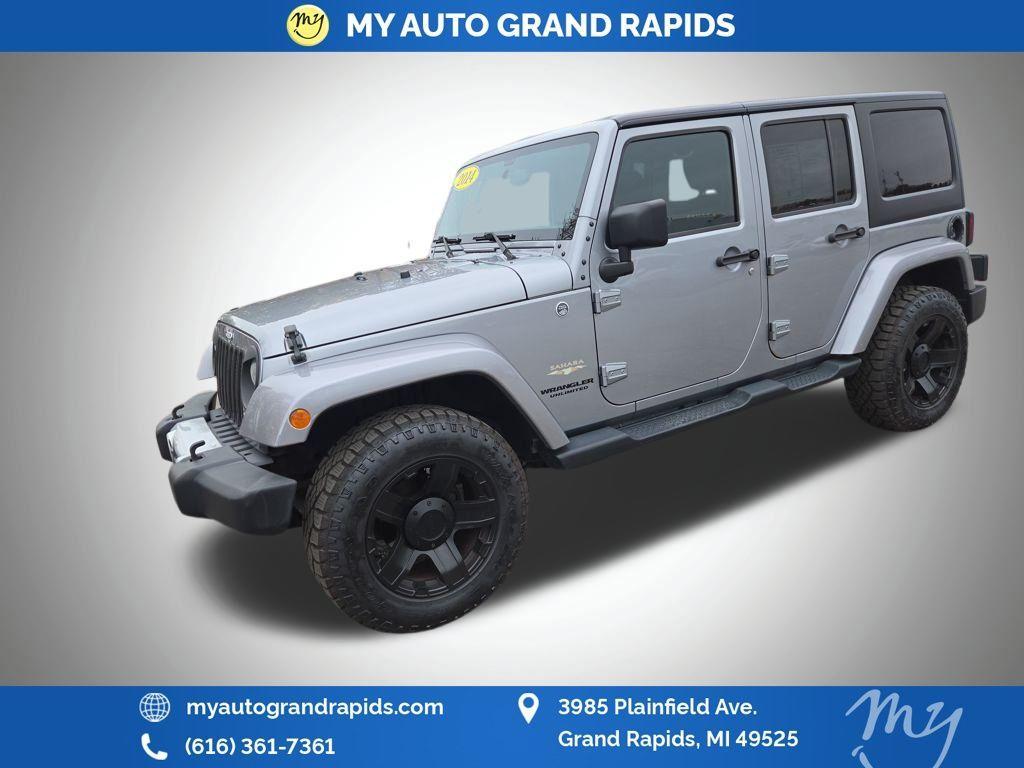 used 2014 Jeep Wrangler Unlimited car, priced at $14,605