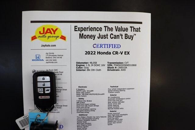 used 2022 Honda CR-V car, priced at $25,215