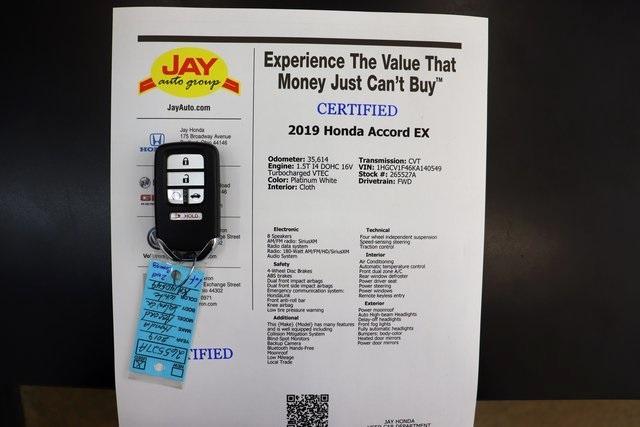 used 2019 Honda Accord car, priced at $22,110