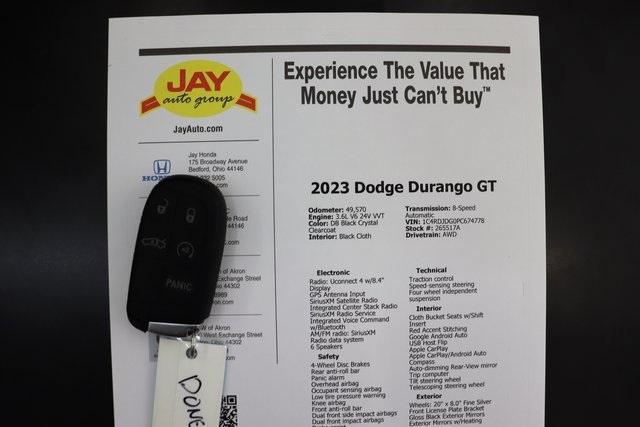 used 2023 Dodge Durango car, priced at $28,885