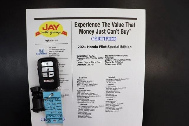 used 2021 Honda Pilot car, priced at $29,696