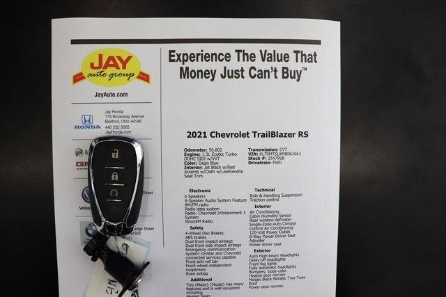 used 2021 Chevrolet TrailBlazer car, priced at $19,564